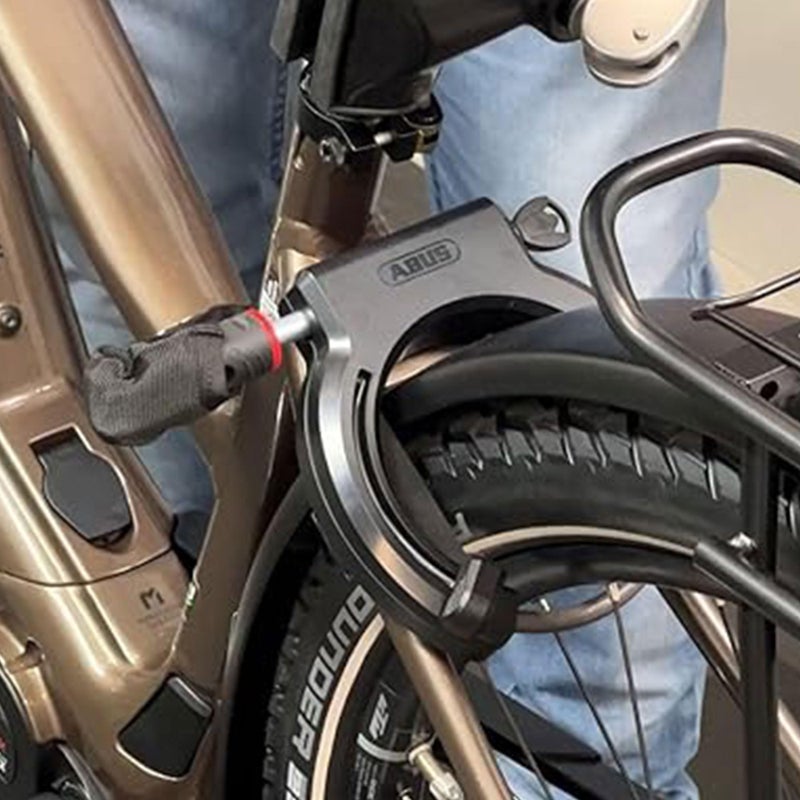 ABUS 2023 Framelock Granit Xplus 6950M AM NR BK, Key Removable When Unlocked, Fits Most Bikes, (1-Pack) - Image 2